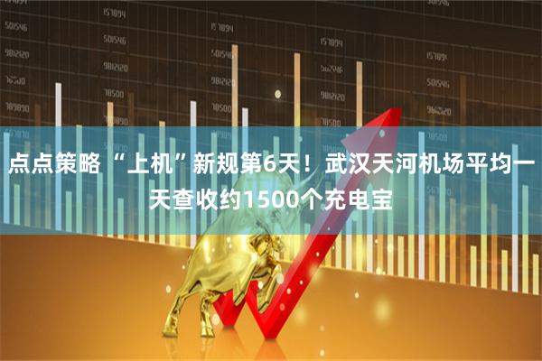 点点策略 “上机”新规第6天！武汉天河机场平均一天查收约1500个充电宝