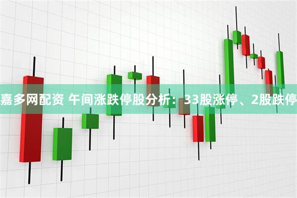 嘉多网配资 午间涨跌停股分析：33股涨停、2股跌停